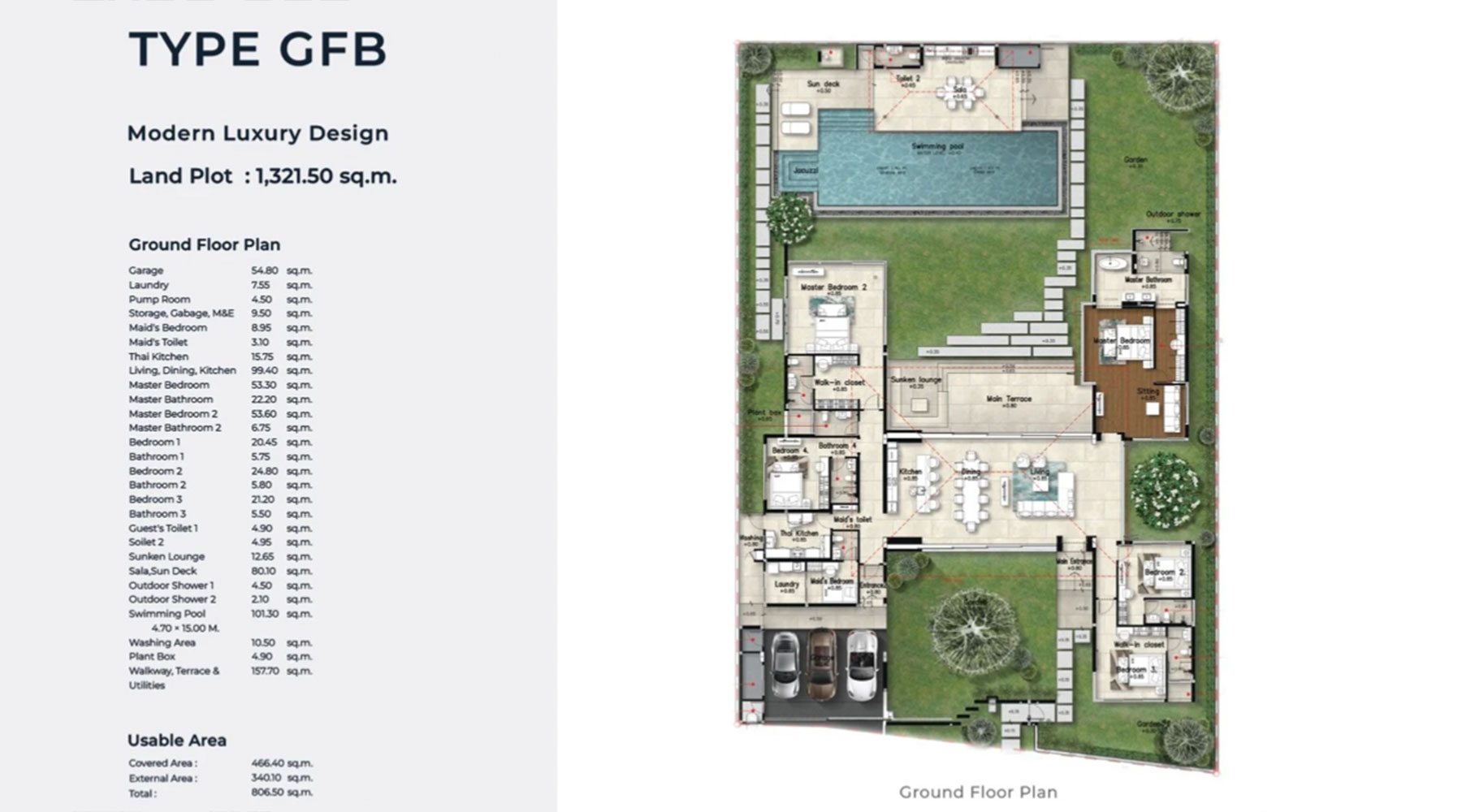 Modern Luxury Pool Villa A03