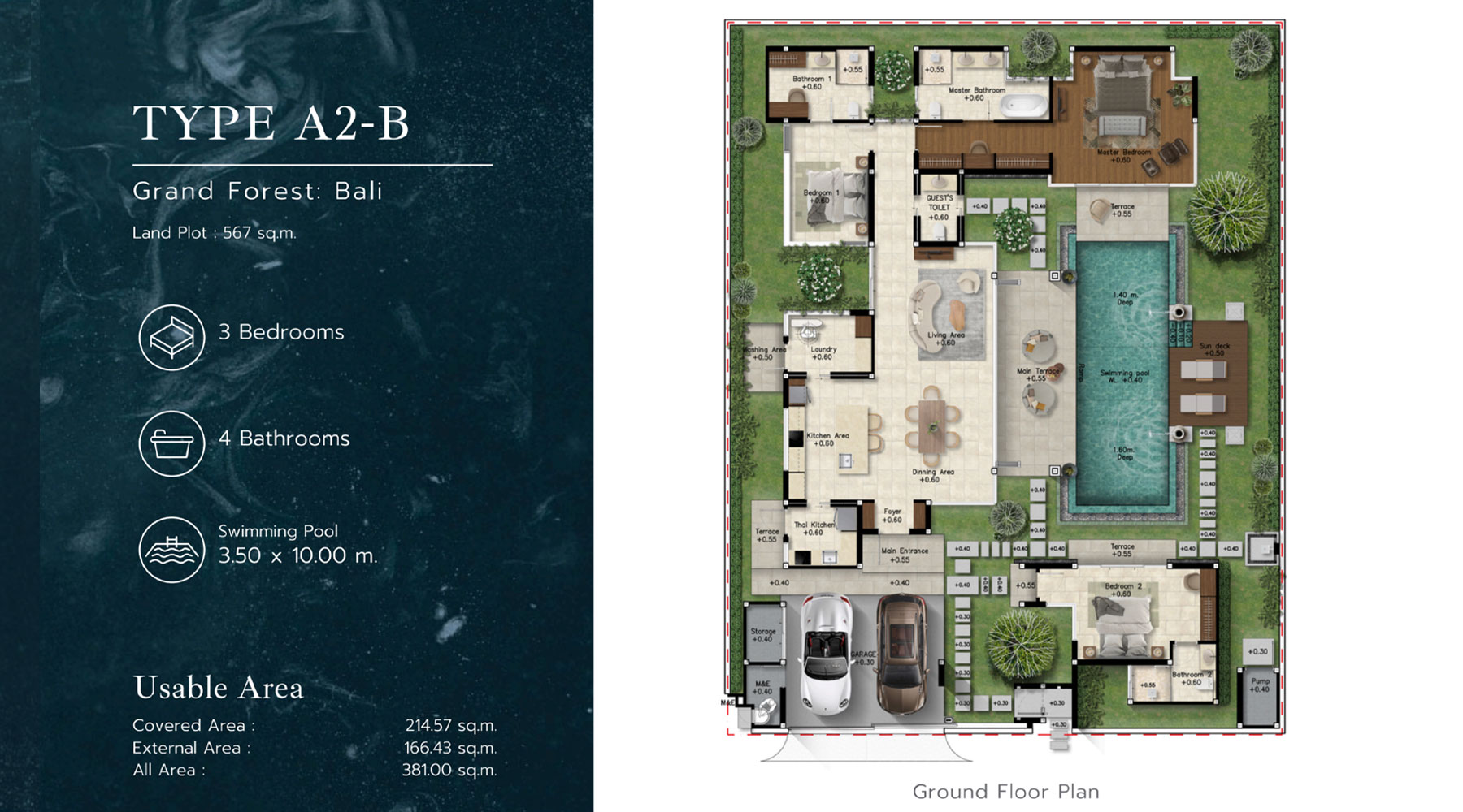 Tropical Luxury Pool Villa A230 Tropical Luxury Pool Villa A230